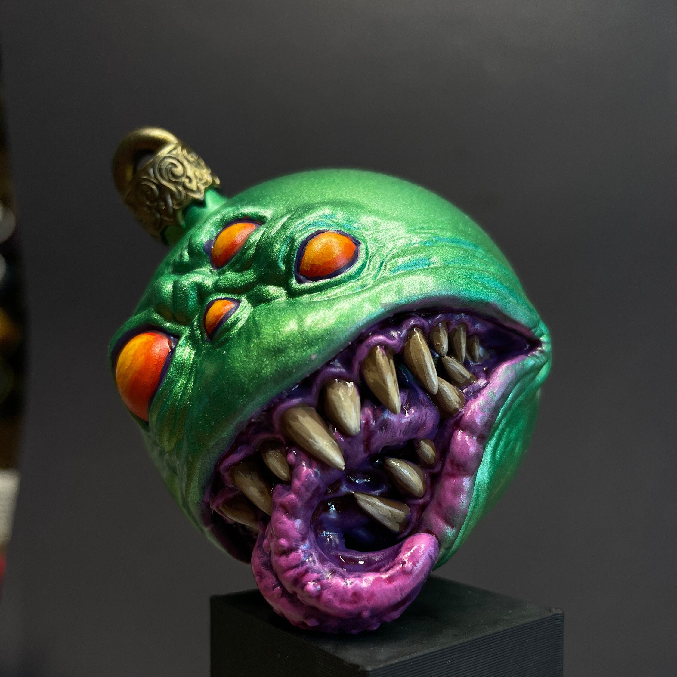 Green or Red Mimic Bauble Christmas Ornament - Etsy