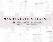 Manifestation Journal, Mental Health Workbook, Dream Manifestation, Instant Download, PDF