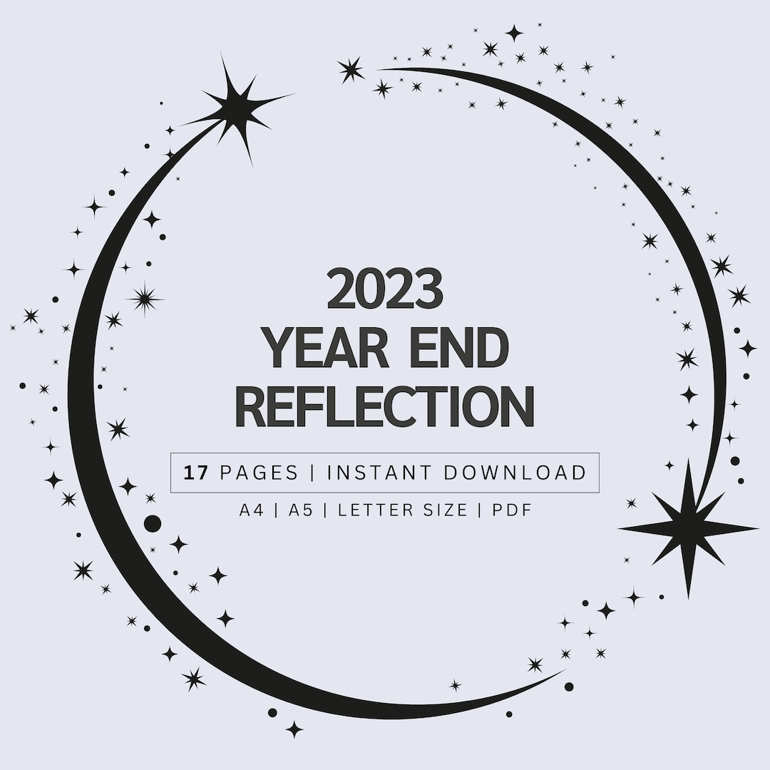 2023 Year End Review Printable Reflection Journal PDF Year end 2023-year-end-review-printable-reflection-journal-pdf-year-end