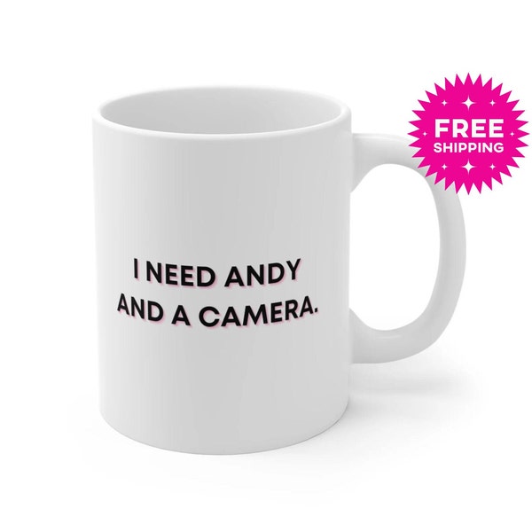 I Need Andy And A Camera Mug, Bravo Gifts, Bravo Mugs, Andy Cohen, Scandoval, Real Housewives, Bravo Merch, Gifts for Bravo Fans, Funny Mugs