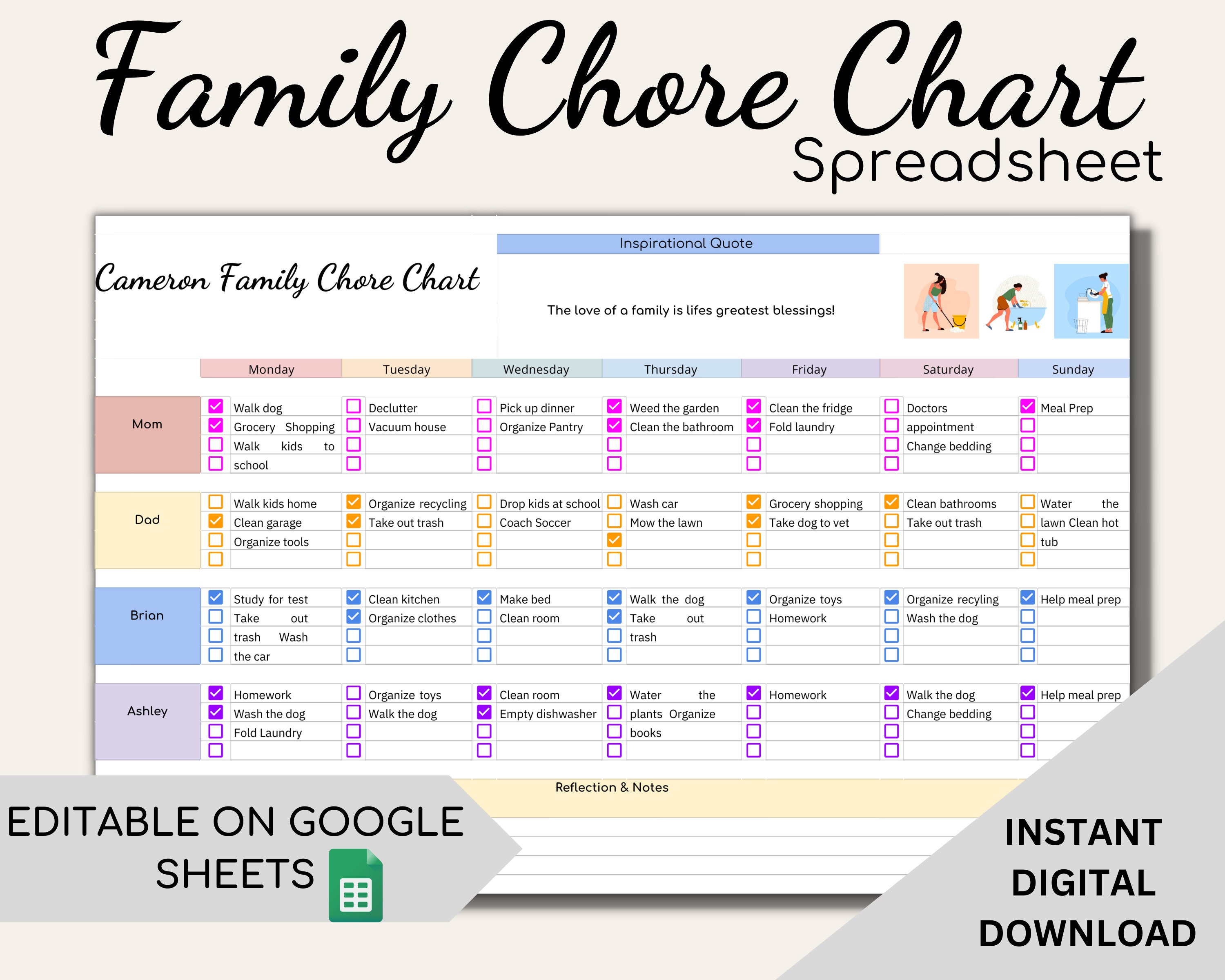family-chore-chart-couples-chore-list-weekly-chore-chart-family