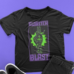 Eldritch Blast Warlock Shirt | Dungeons and Dragons | DnD | Unisex Heavy Cotton Tee