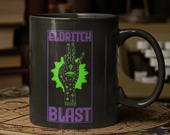Eldritch Blast Warlock Mug | Dungeons and Dragons | DnD | 11oz Coffee Cup