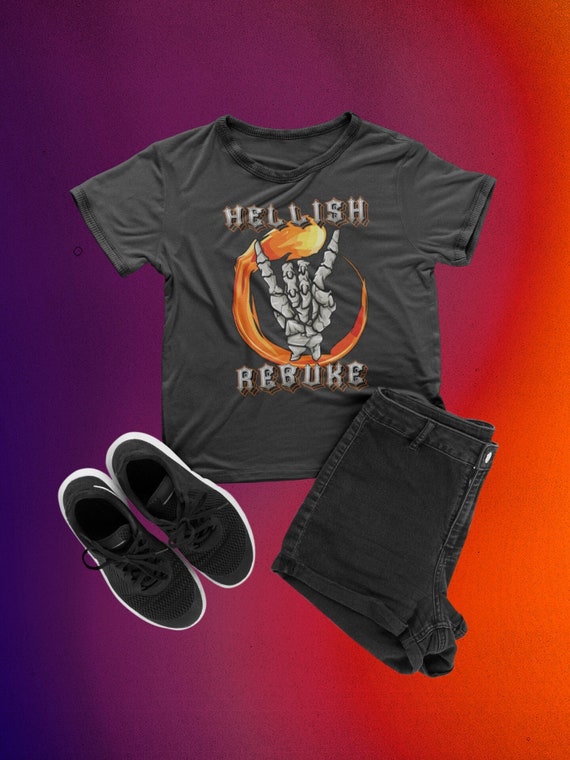 Hellish Rebuke Warlock Vintage Band Shirt | Dungeons and Dragons | DnD | Unisex Heavy Cotton Tee
