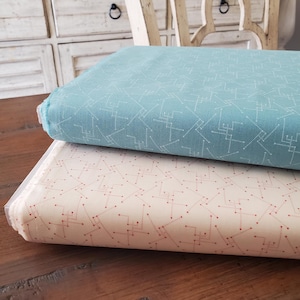 Tela de faro - Yardas de Shore Thing - Salpicaduras/Conchas marinas - Edredones para cestas de ropa - Andover Fabrics