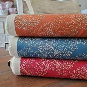 Tilda&#39;s Creating Memories - Berrytangle Yardage in 4 Colorways - Copper • Prussian • Burgundy - By Tone Finnanger
