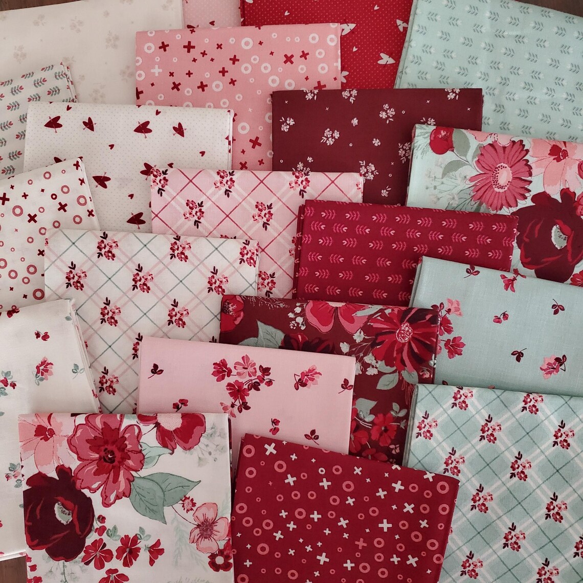 Love You Always Fat Quarter Bundle - 21 Pieces - by Sandy Gervais ...