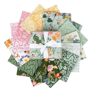 Nature&#39;s Portrait Fat Quarter Bundle - Royal Horticultural Society - 15 Pieces - Riley Blake Designs -