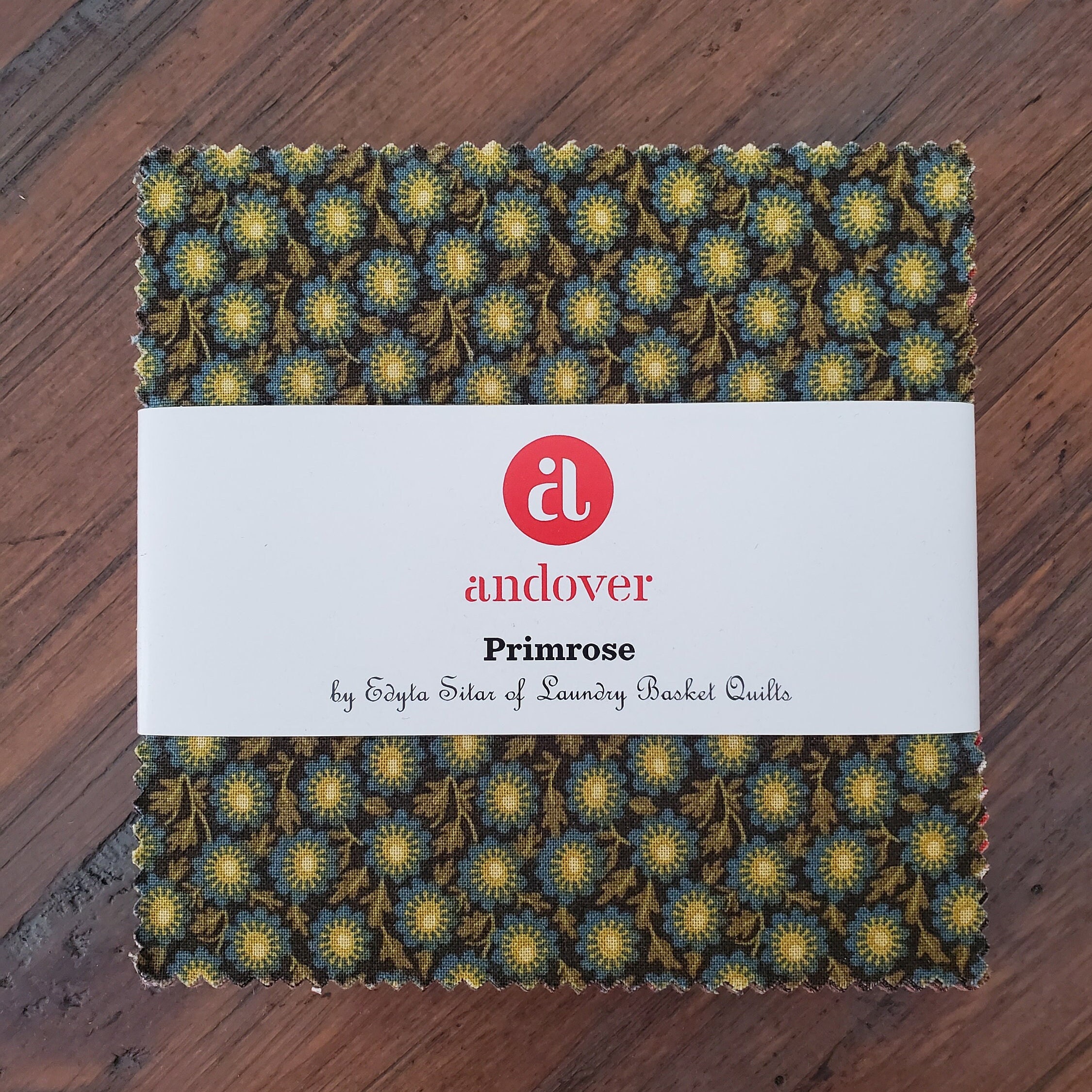 Sewing Bird Charm Pack By Edyta Sitar - 42 Precut 5" Fabric Squares, 100% Cotton