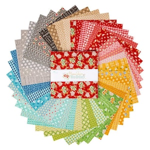 Home Town Holiday 5-inch Stacker - 42 Pieces - Lori Holt - Riley Blake Designs