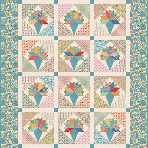 Spring Bouquet Quilt Pattern - by Lori Holt of Bee in my Bonnet - Riley Blake Designs - P120-SPRINGBOUQUET