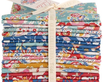 Tilda's Jubilee Collection - Fat Quarter Bundle - 20 Fatquarters - Tone Finnanger - 25 Year Anniversary Collection - 300187