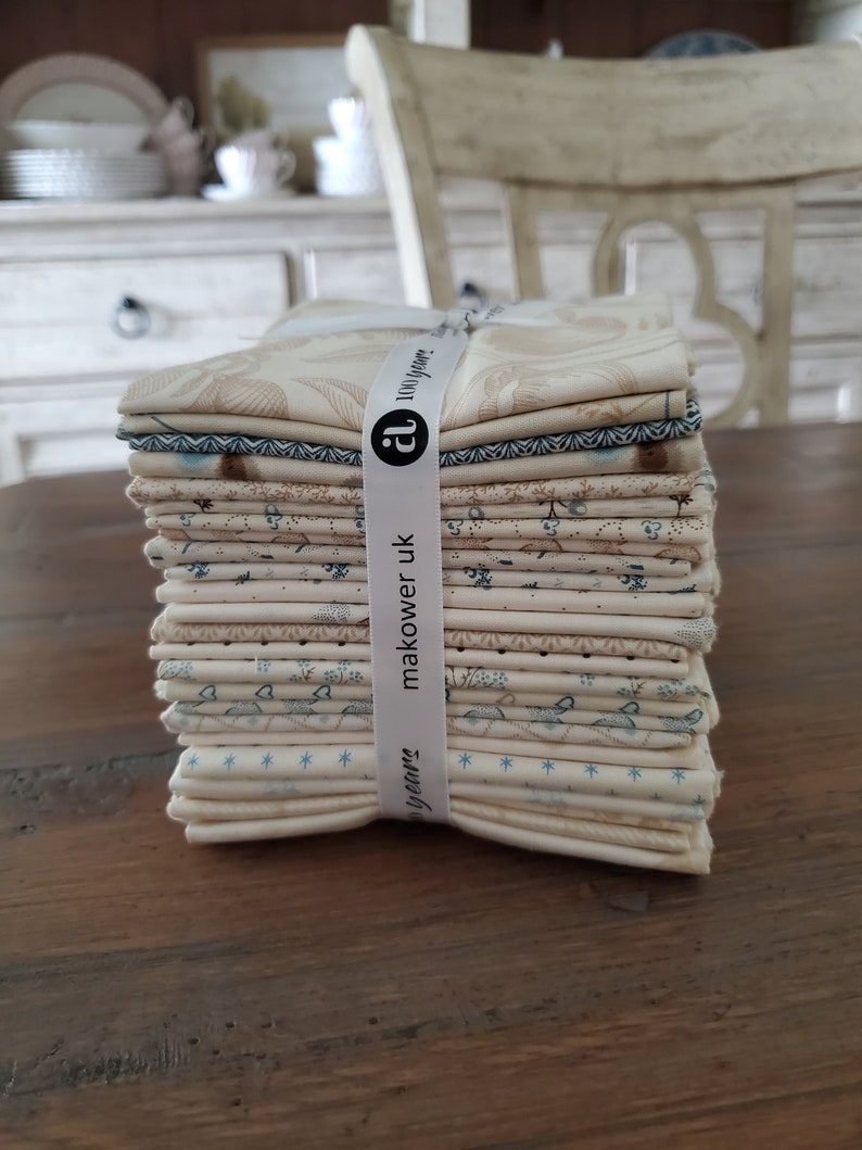 Seabreeze Fatquarter Bundle Laundry Basket Quilts 24 Fatquarters Etsy