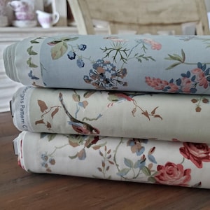 Anne of Green Gables Yardage - Floral C16121 - Sky/Sage/Cream - Riley Blake Designs - Official Licensed Product
