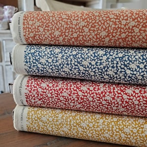 Tilda&#39;s Creating Memories - Avery yardage in 4 colorways - Ginger • Blue • Red • Yellow - By Tone Finnanger -