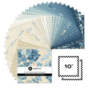 Special Delivery 10" Stacker - 42 Teile - von Laundry Basket Quilts - Andover Fabrics