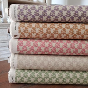 Tilda's Sanctuary Yardage - Mira Blenders - 5 Colorways - Lavender/Ochre/Pink/Cream/Sage - Tone Finnanger - Autumn/Winter 2024