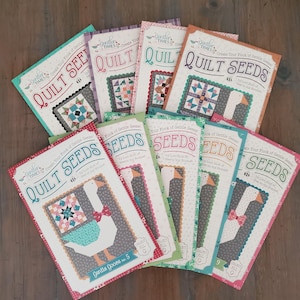 Gentler Times Quilt Seeds - Gentle Geese Patterns - Lori Holt of Bee in my Bonnet - Riley Blake Designs - Alla 9 mönster - Säljs styckvis
