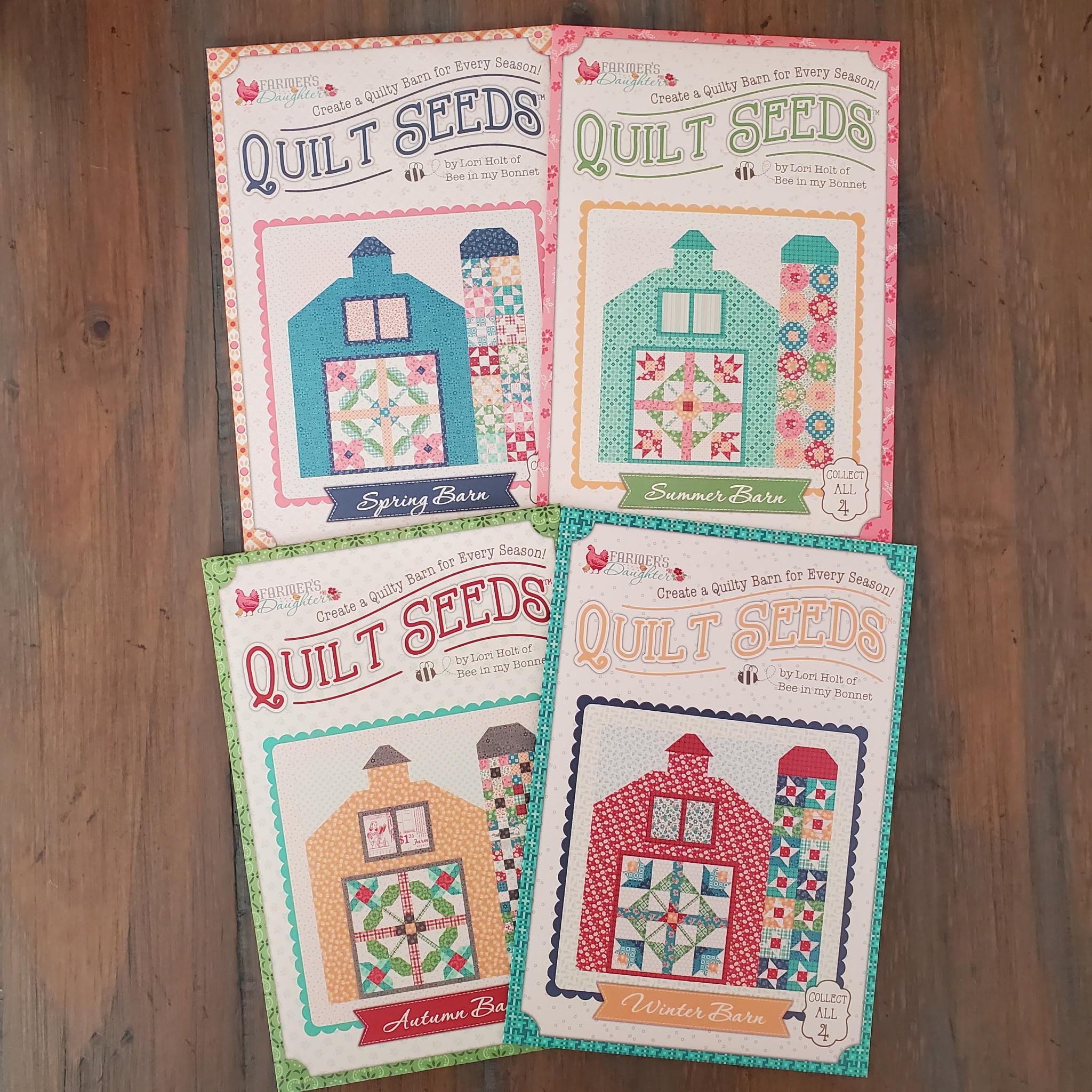 Lori Holt Farmer's Daughter Quilt Seeds - Spring/summer/autumn/winter ...