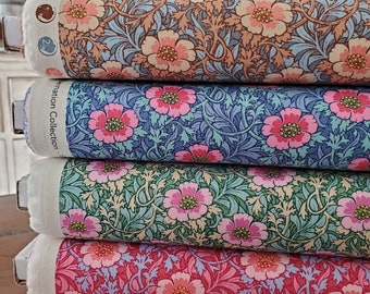 Tilda Hibernation - Winterrose Yardage - Hazel/Blue/Sage/Hibiscus - Autumn/Winter 2023