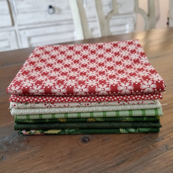 Noel Fatquarter Bundle - Eight Fatquarters - by Laundry Basket Quilts