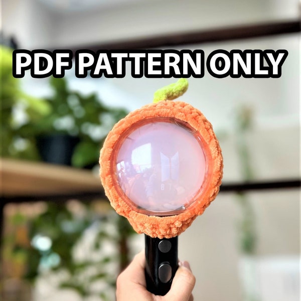 Pattern Only - BTS Army Bomb Light Stick Cover, Tangerine Suga AgustD Yoongi Concert