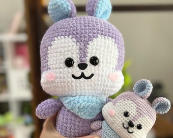 Pattern Only - BTS Mang without Mask BT21 Crochet Jhope