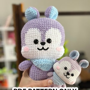 Pattern Only - BTS Mang without Mask BT21 Crochet Jhope