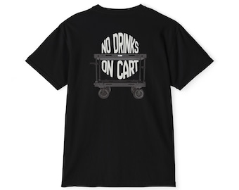 No Drinks On Cart - Set Struggles Pocket Graphic T-shirt