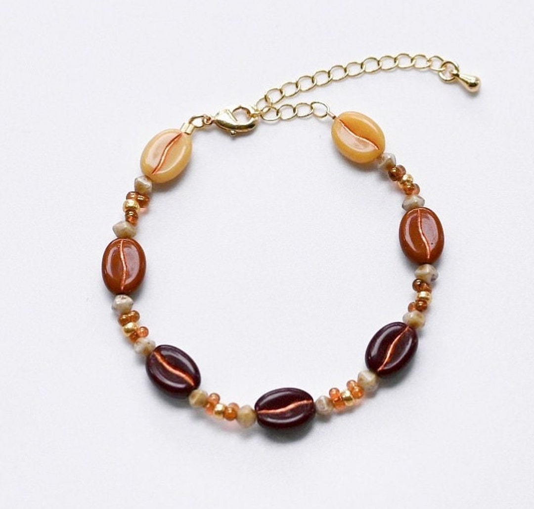 Light Coffee Acrylic Bracelet