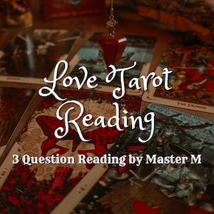 Lectura de tarot de amor / 3 preguntas / Lectura de audio en profundidad / Relación / Cómo se siente SP / Ex / ¿Encontraré el amor / **Entrega rápida