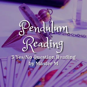 5 Yes/No Question Pendulum Reading | Pendulum Reading | Any topic - Love, Career, Money, Personal