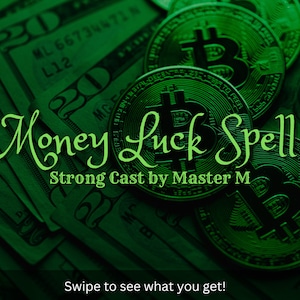 STRONG Money Luck spell | Abundance | Receive money | Find money | Money magnet | Money Luck | Wealth | Prosperity | Cast by Master M