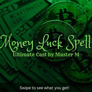 ULTIMATE 9x Geld Glück Zauber | Fülle | Geld erhalten | Geld finden | Geldmagnet | Geld Glück | Reichtum | Wohlstand | Gegossen von Meister M