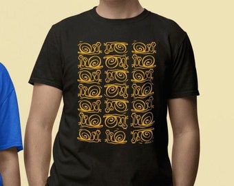 Snail Tee with a fun snail pattern.