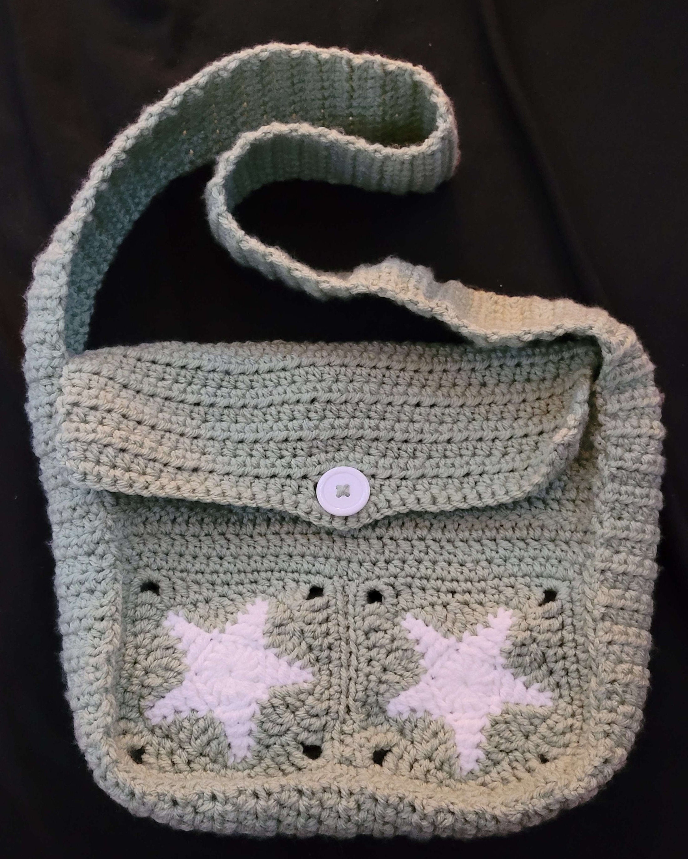 Star Messenger Bag / Satchel (crochet) - Etsy Star Messenger Bag / Satchel (crochet) - Etsy