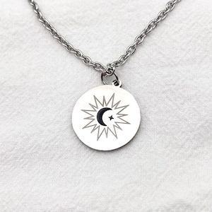 The Ayan's Necklace Eclipse Series - Ayan Khaotung Moon Star Necklace -Eclipse Total Solar Gift