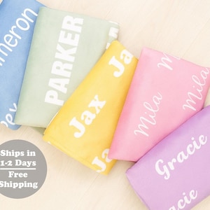 Manta personalizada con nombre, manta para bebé, regalo personalizado, manta con nombre, manta para niña, manta para bebé niña, manta para niños, regalo personalizado imagen 13