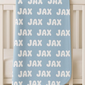 Manta personalizada con nombre, manta para bebé, regalo personalizado, manta con nombre, manta para niña, manta para bebé niña, manta para niños, regalo personalizado imagen 14