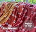 Personalized Name Custom Blanket for Baby/Girl/Boy/Kids/Adults, 3 sizes, Fleece/Sherpa, Custom Gift, Personalized Blanket, Baby Name Blanket