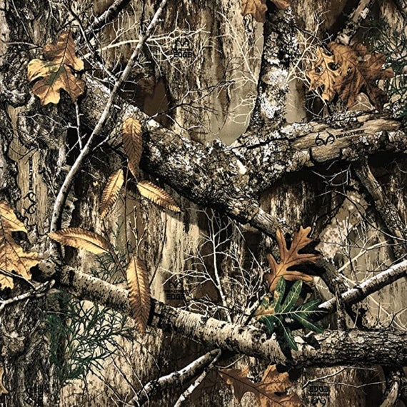 Realtree Edge Printed Canvas Tough Duck 600D Hunting Camo Water