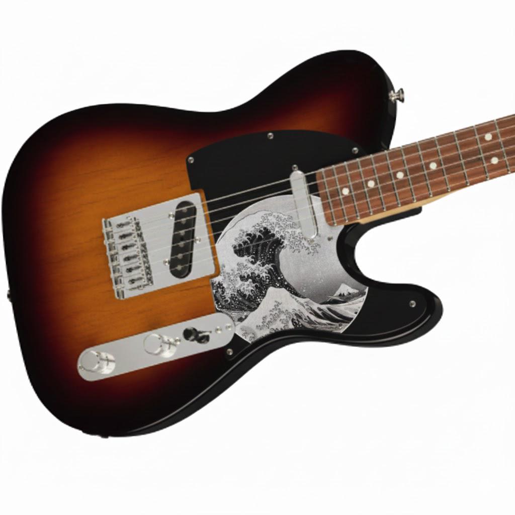 Individuelle Grafische Schlagbrett Fit Fender Tele Telecaster Golden Dragon - Österreich