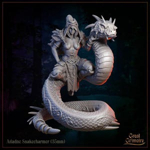 Arianna Incantatrice di serpenti | D&D | DungeonsandDragons | Da tavolo | Gioco di ruolo | Grande Grimorio