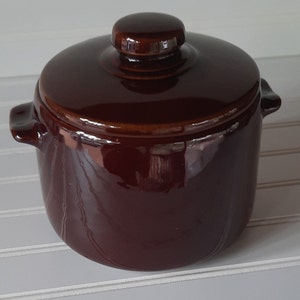 Vintage West Bend Casserole Crock Bean Soup Pot & Warmer – Silk
