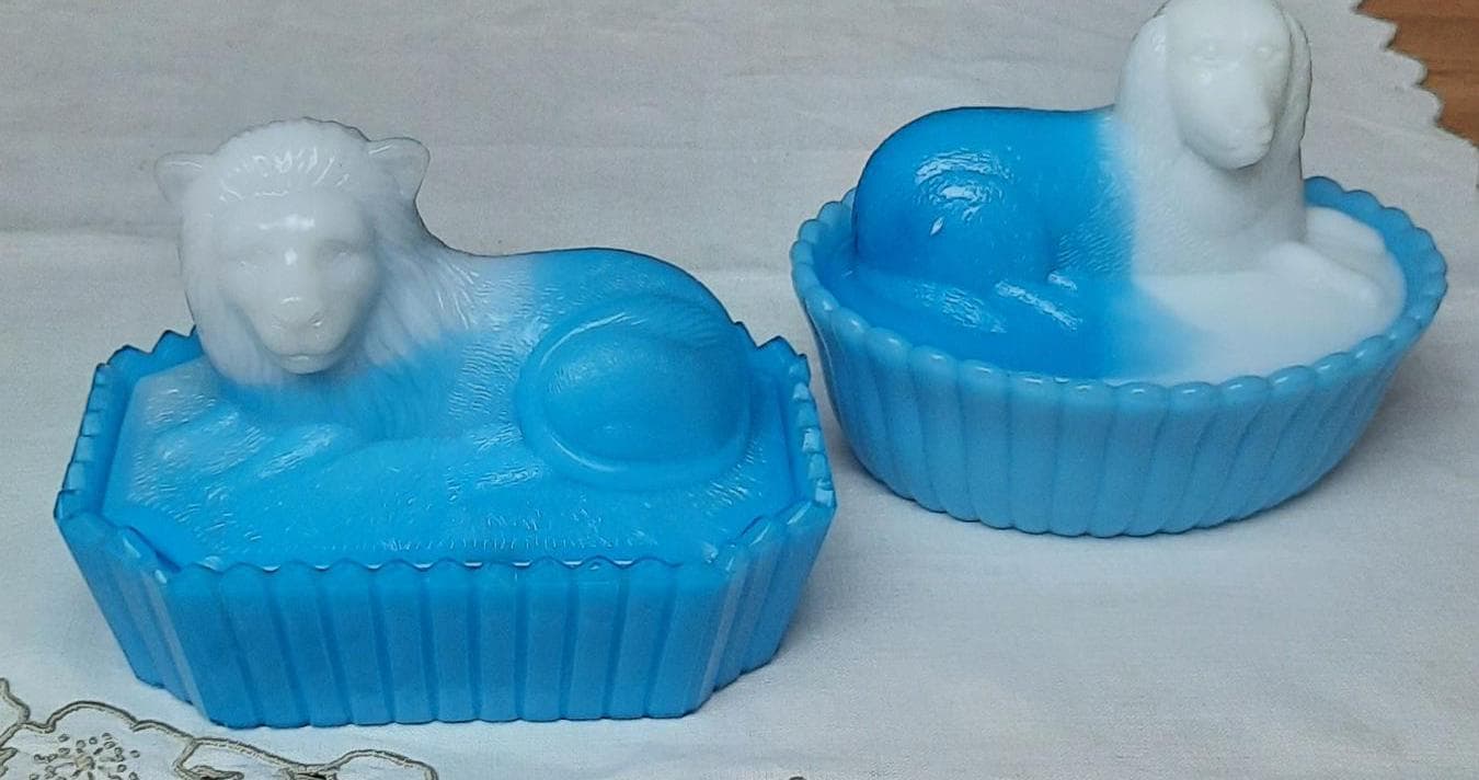 Westmoreland Milk Glass Candy Dish - Etsy