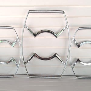 Vintage 1970&#39;s Corning Ware Chrome Finish Cradles,Casserole Holders