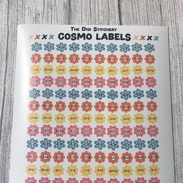 COSMO FLOSS LABELS