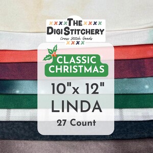 10&quot; x 12&quot; Classic Christmas 27 Count Linda