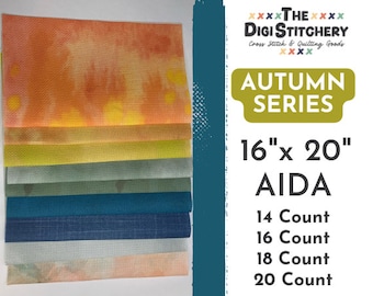 16" x 20" Autumn Series Aida (14, 16, 18 and 20 Count)