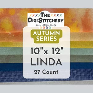 10&quot; x 12&quot; Autumn Series 27 Count Linda